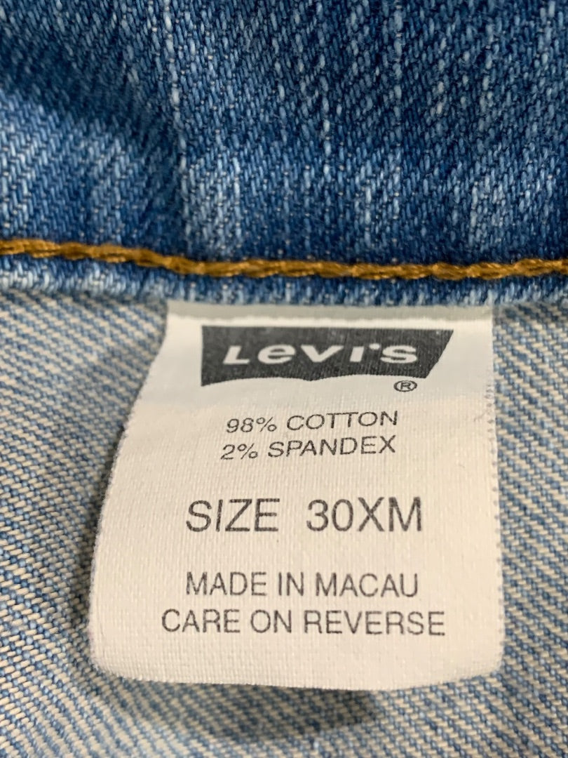 Size 30 Levis Red Tab Jeans Womens Boot Cut Denim 31 Inch Inseam