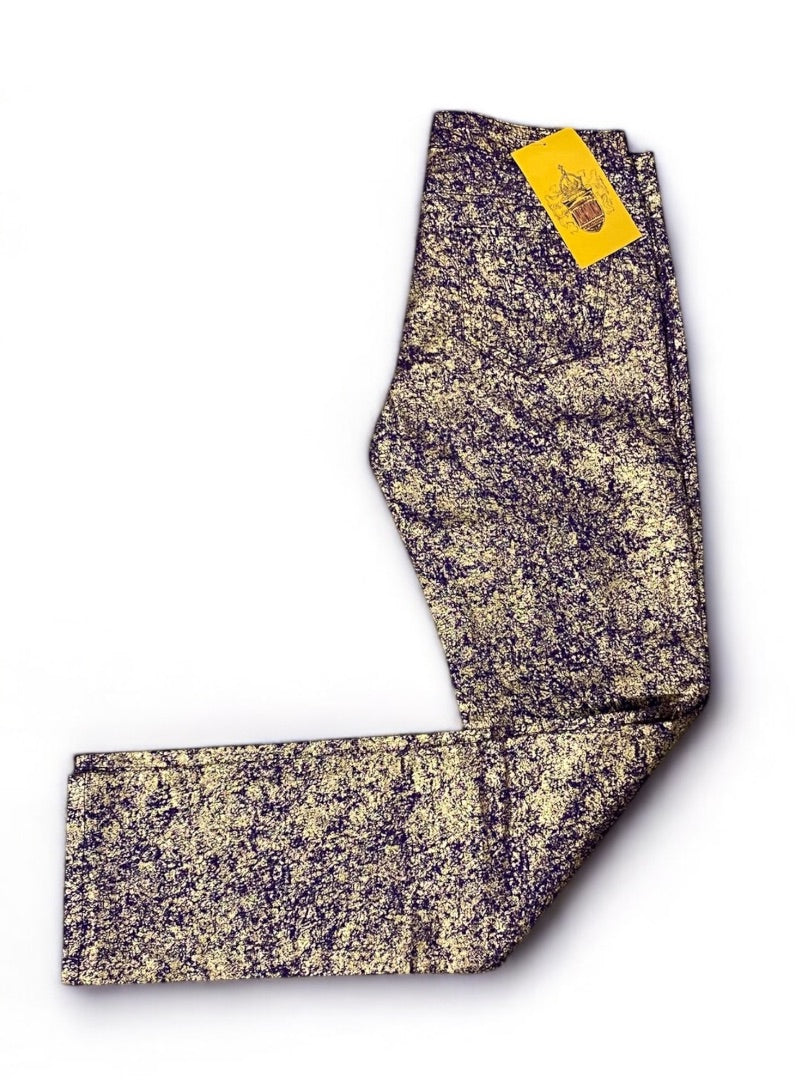 Size 9 Emperial God Purple Gold Junior Womens New Skinny Jeans Pants