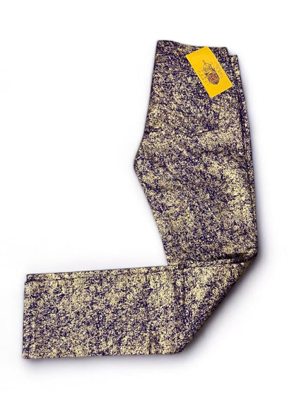 Size 9 Emperial God Purple Gold Junior Womens New Skinny Jeans Pants