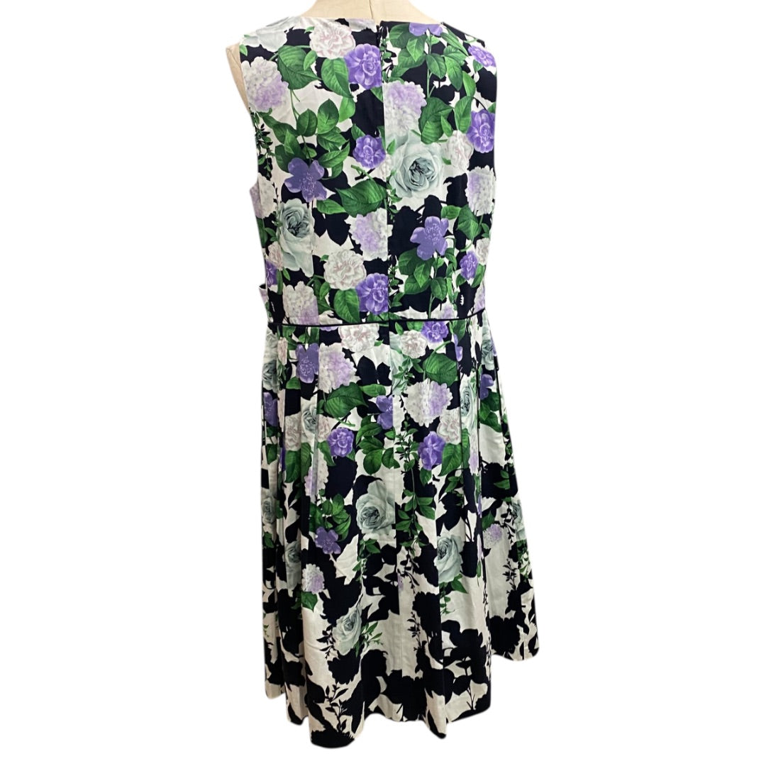 Size 16 Talbots The Oprah Magazine Collection New Floral Dress Pockets
