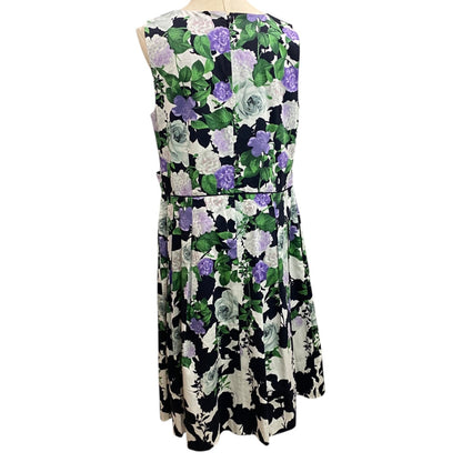 Size 16 Talbots The Oprah Magazine Collection New Floral Dress Pockets