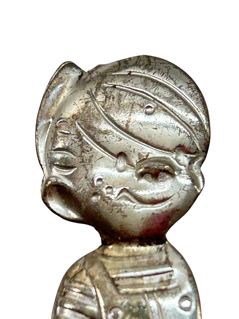 Silvertone Vintage Dennis the Menace Pin Brooch 1.5 Inch