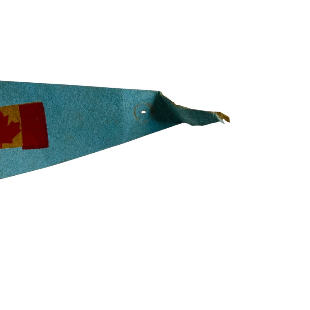 Vintage 18 Inch Toronto Ontario Canada Pennant Souvenir Felt Flag
