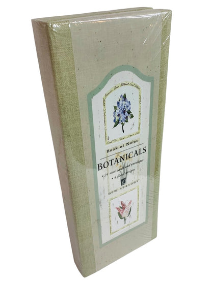 Book of Notes Botanicals New 24 Note Cards and Envelopes 4 Designs
