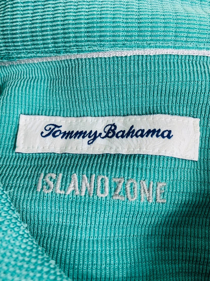 XL Tommy Bahama Island Zone Mens Polo Golf Shirt Turquoise