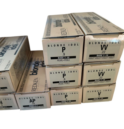Lot of 19 Redken Blonde Idol Hair Colors Assorted Cream Oil Base Breaker