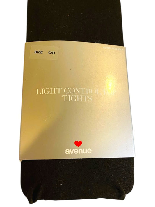 Avenue New Tights Plus Size C/D Espresso Dark Brown Light Control Top