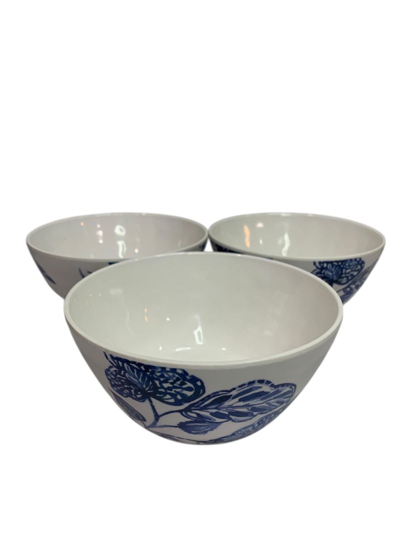Cynthia Rowley New York Melamine Bowls 6" Set of 3