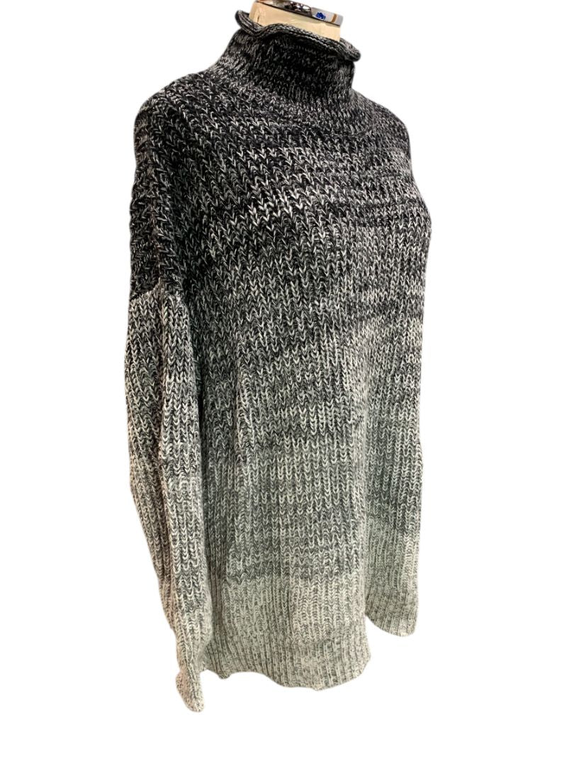 Size XL Haven Well Within Womens Chunky Knit Roll Turtleneck Sweater