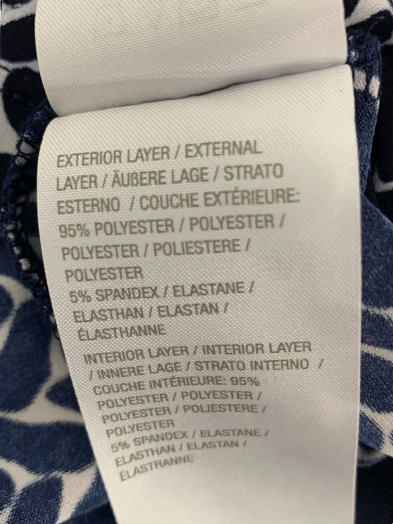 Size XL Womens Navy Blue Reversible Lagenlook Jacket Open