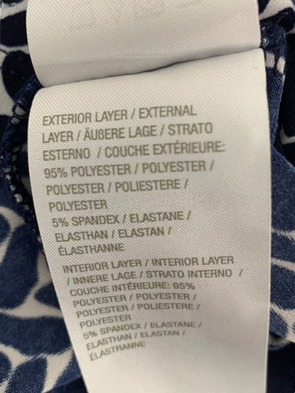 Size XL Womens Navy Blue Reversible Lagenlook Jacket Open