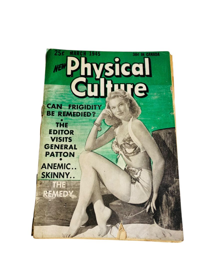 Vintage Physical Culture Magazine March 1945 Frigidity Remedy Grace MacDonald