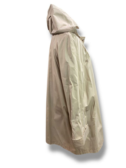 Size XL Fleet Street Womens Tan Removable Lining & Hood Jacket Zip Up