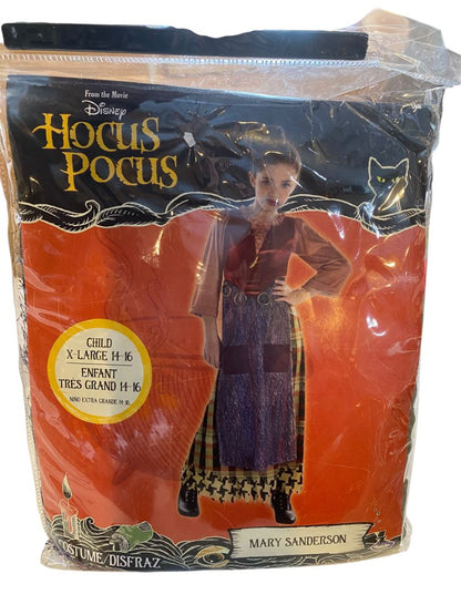 Size XL (14/16) Disney Hocus Pocus Costume Girls Mary Sanderson #356