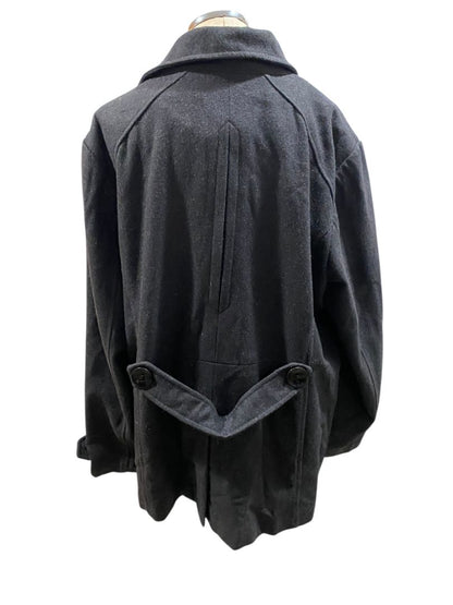 Size 2X Weather Tamer Womens  Wool Blend Coat Charcoal Dark Gray