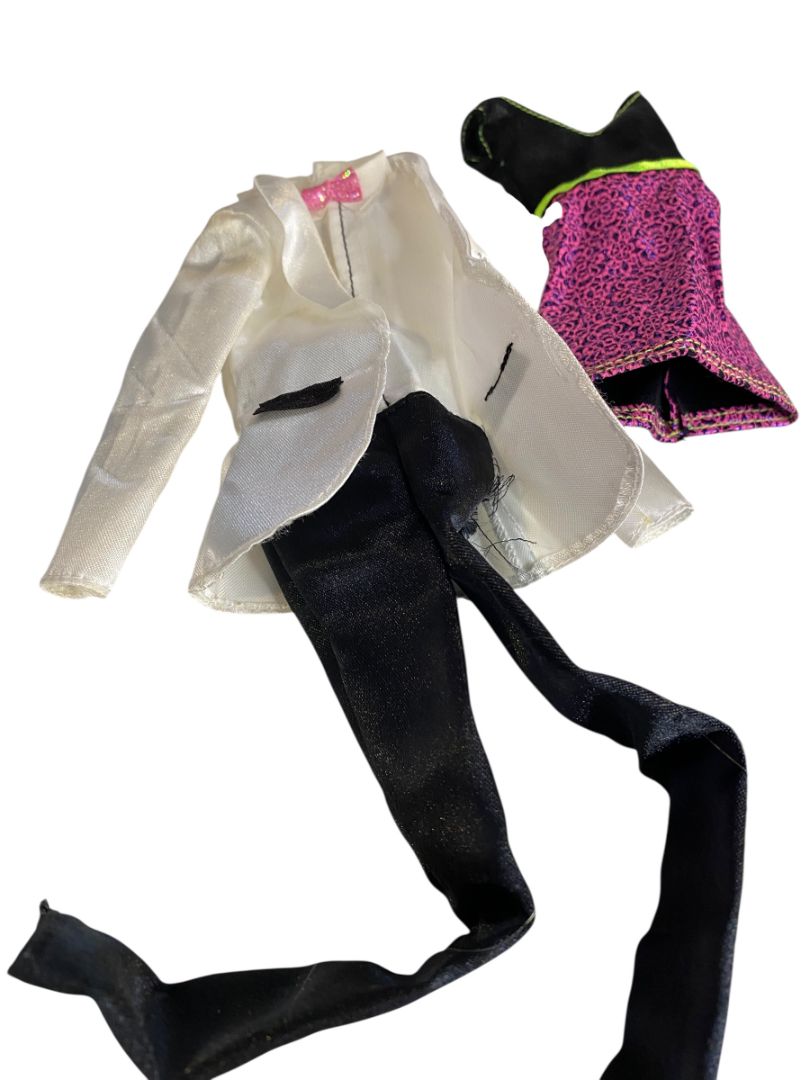 Vintage Fashion Doll Clothes Lot Fits Barbie Ken 11.5 Inch Dolls Tuxedo
