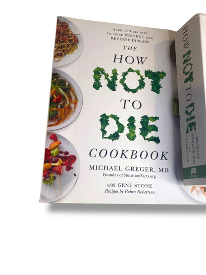 Set of How Not to Die Book and Cookbook Michael Greger Gene Stone