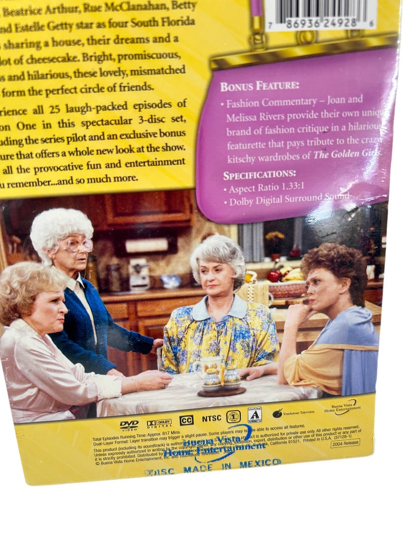 The Golden Girls DVD Set The Complete First Season 3 Disc Sealed