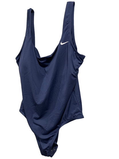 XL Nike Swim Womens New One Piece Navy Blue Swimsuitt NESSA223