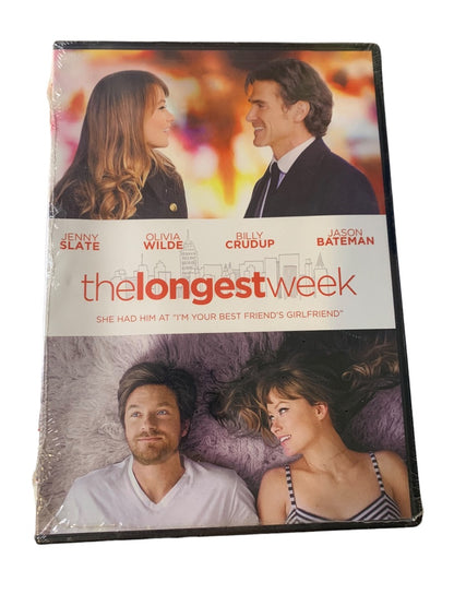 The Longest Week Sealed New DVD PG-13 Movie Jenny Slate Olivia Wilde