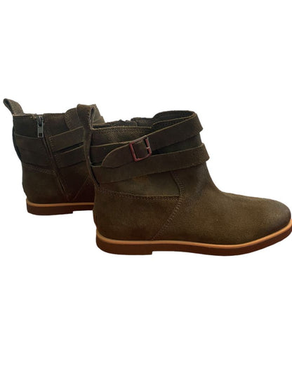 9.5 Ugg Womens Josefene Suede Ankle Booties olive Army Green NWOB