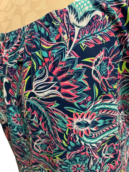 Size 14 Caribbean Joe Womens New 2 Piece Swim Suit Blouson