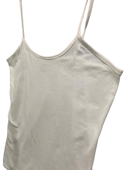 3X Bobbie Brooks Womens White Knit Camisole Cotton Blend