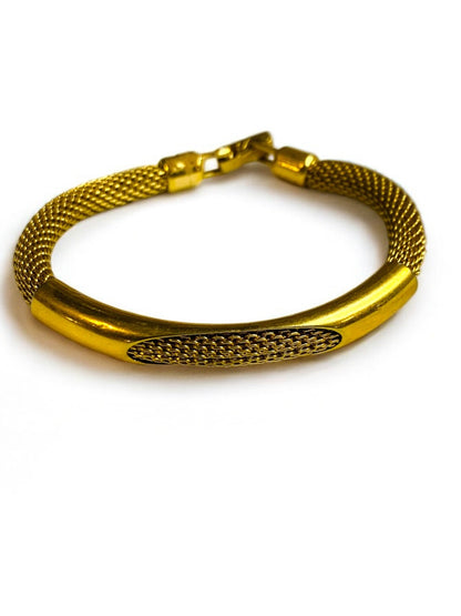 Vintage Avon Goldtone Bracelet 7 Inch Foldover Clasp