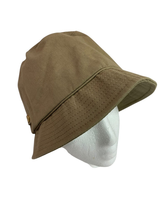 One Size Isaac Mizrahi Live Womens Khaki Cotton Bucket Hat