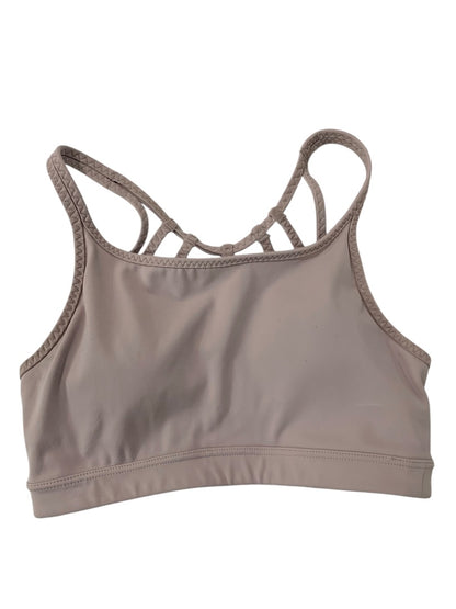 XS Athleta Strappy Sports Bra Removable Inserts Light Lavender