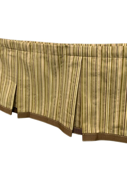 Smith + Noble Set of 2 Pocket Pleated Valance Curtains 48 x 18 Inches