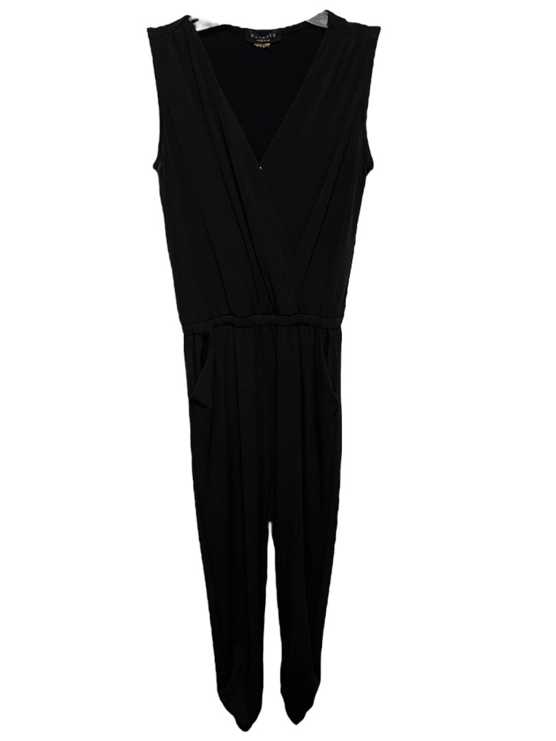 Small Wilfred Sleeveless Jumpsuit Back Zipper Black Womens