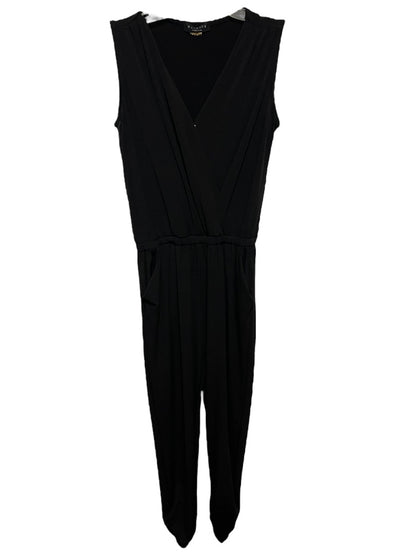 Small Wilfred Sleeveless Jumpsuit Back Zipper Black Womens
