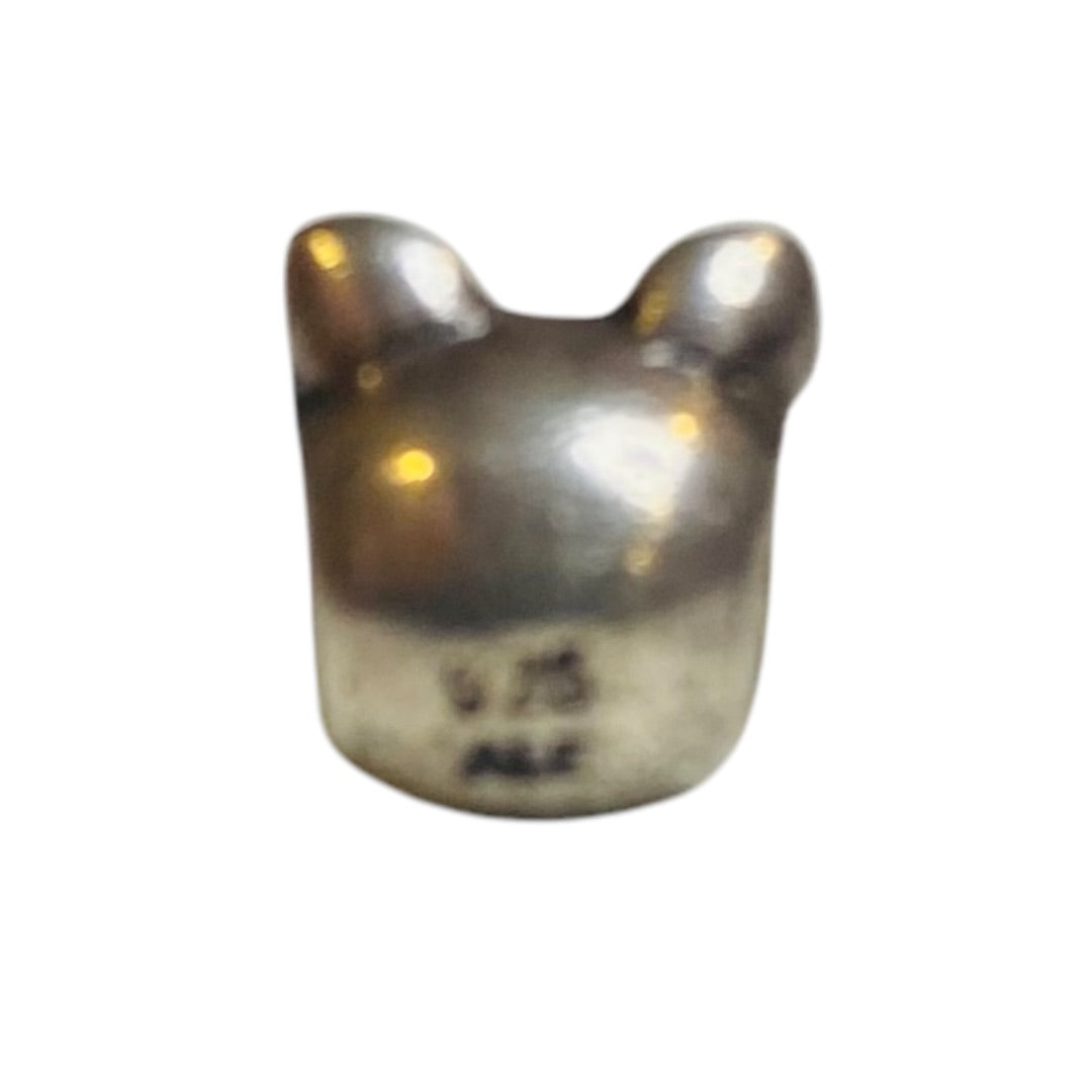 Pandora Sterling Silver Pig Charm Bead Animal Farm Cute 8mm