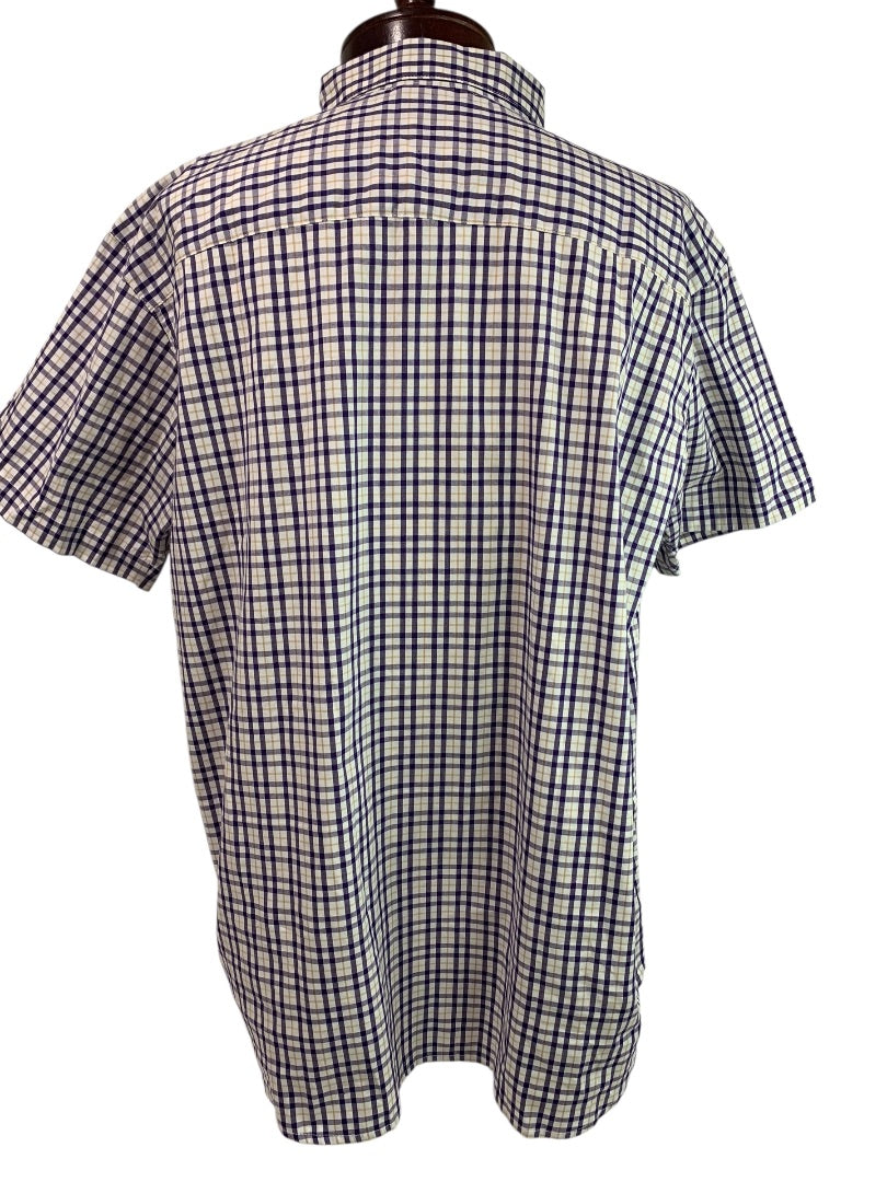XL Columbia Mens New Washington Huskies Button Down Shirt Plaid