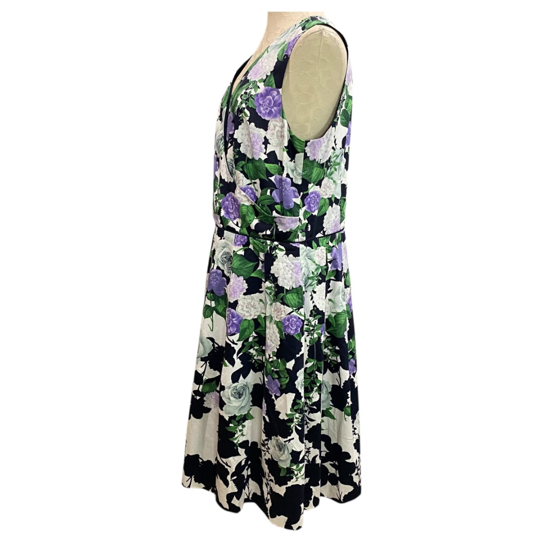 Size 16 Talbots The Oprah Magazine Collection New Floral Dress Pockets