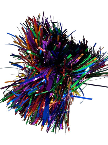 Claires New Bopper Rainbow Headband Pom Poms Tinsel