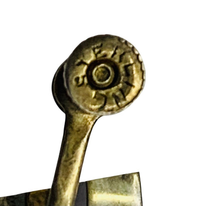 Sterling Silver Goldtone Bow Earrings Clip-On Screwback Faux Pearl .9 Inch