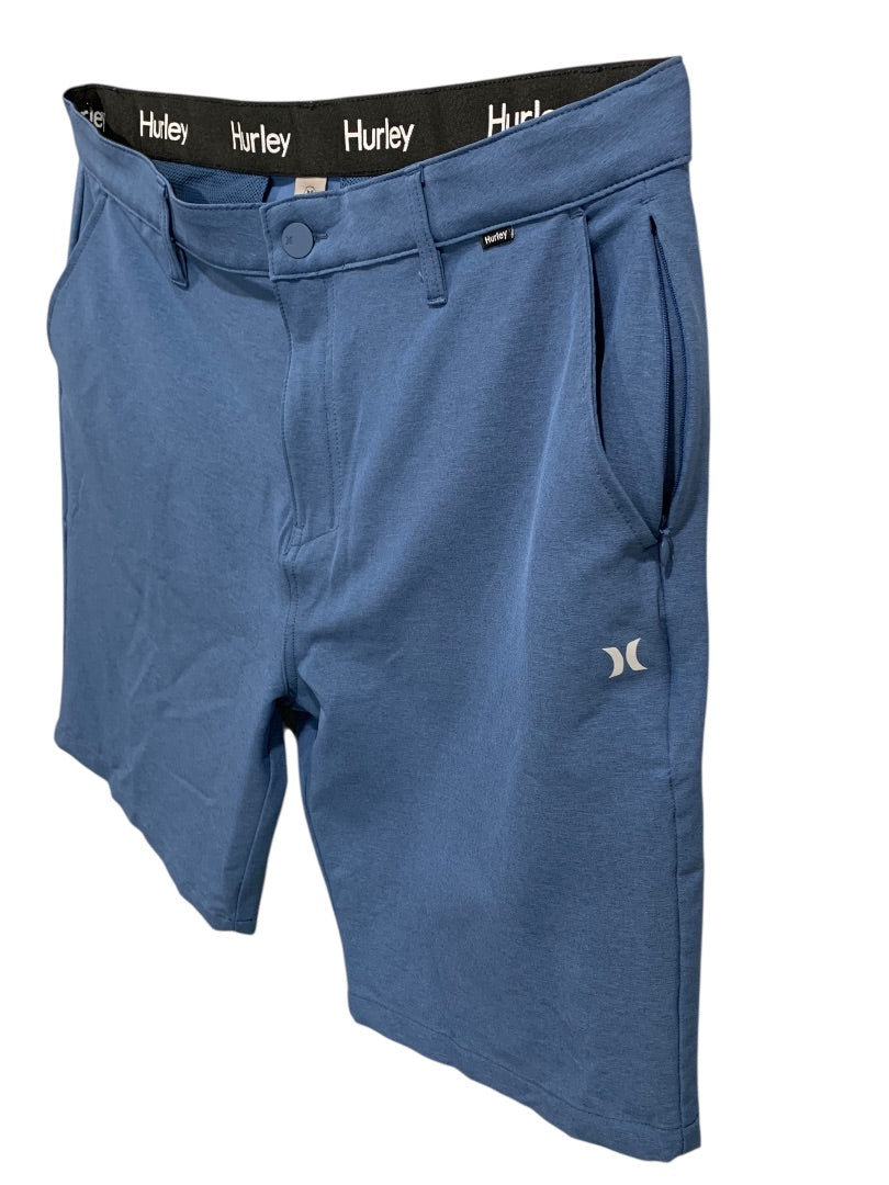 Size 36 Hurley Mens Blue Hybrid Spacedye Walk Short