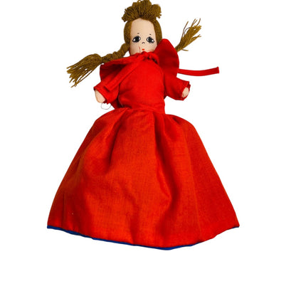 Vintage Topsy Turvy Doll Red Riding Hood Granny 8" Flip Toy