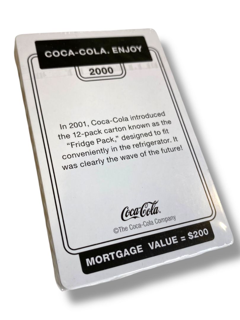 Masterpieces Coca-Cola Opoly Game Replacement Pieces Sealed Pack of All Cards New