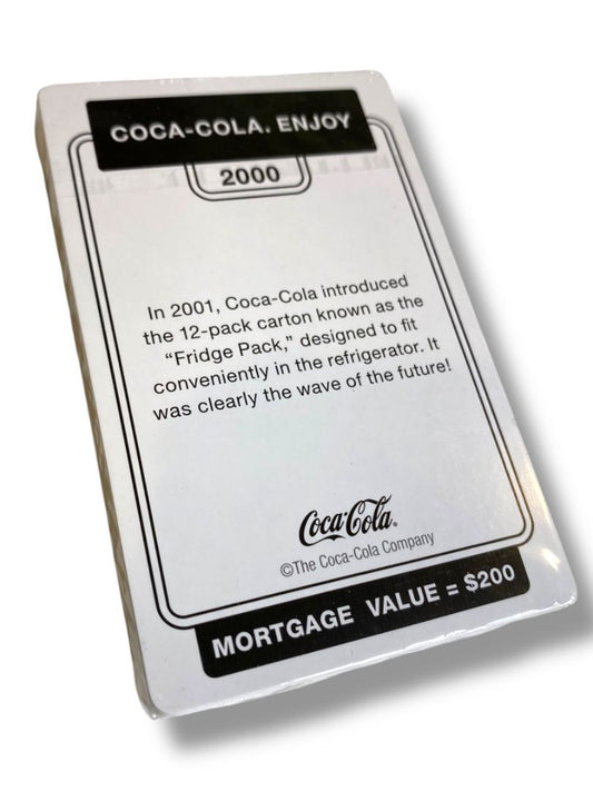 Masterpieces Coca-Cola Opoly Game Replacement Pieces Sealed Pack of All Cards New