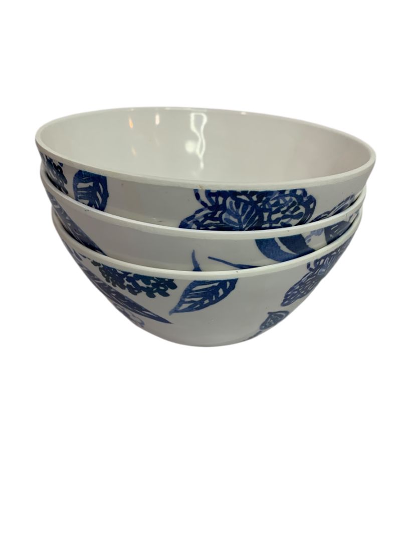 Cynthia Rowley New York Melamine Bowls 6" Set of 3