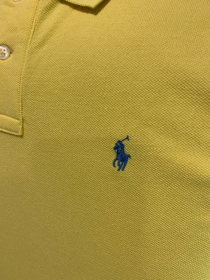 Large (14-16) Polo Ralph Lauren Boys New Buttter Yellow Shirt Short Sleeve