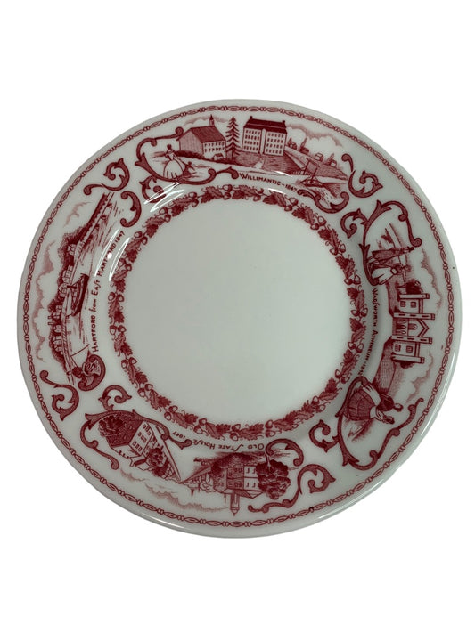 Scammell Lamberton Hartford Transferware Plate 6.5 Inch Vintage