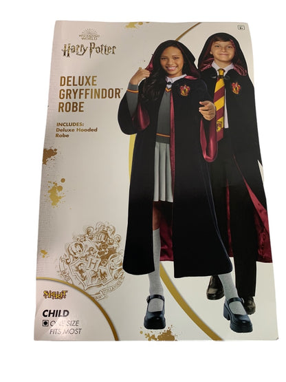 One Size Youth Deluxe Gryffindor Robe Harry Potter Ages 8+