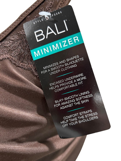 Size 36G Bali New Minimizer Bra Brown Underwire DF3385