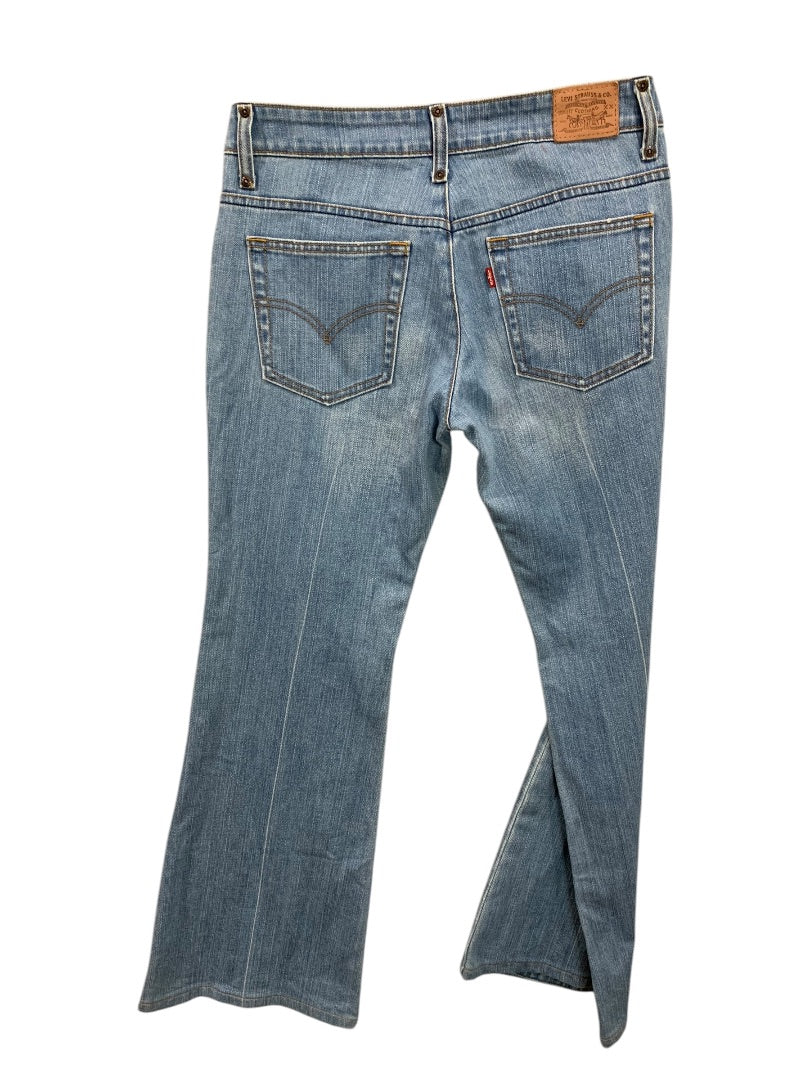 Size 30 Levis Red Tab Jeans Womens Boot Cut Denim 31 Inch Inseam