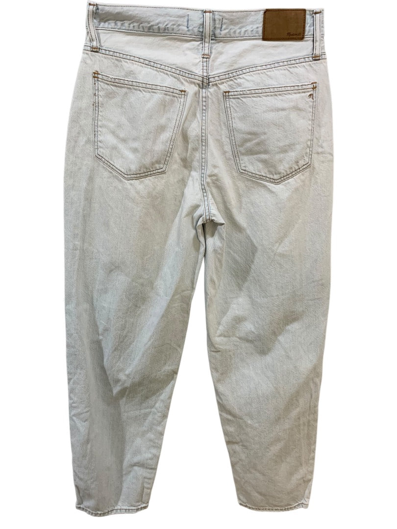 Size 26 Madewell Jeans The Slouchy Boyfriend Womens Light Wash Distressed