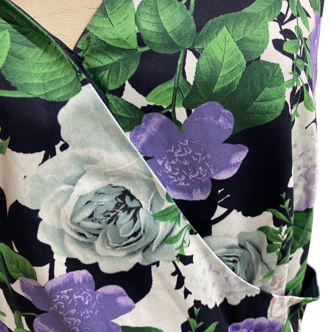 Size 16 Talbots The Oprah Magazine Collection New Floral Dress Pockets